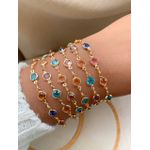 Pulseira Na Zircônia colorida (UNITARIO)