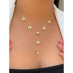 Conjunto gravatinha e flor 