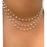 chocker coração na perola (UNITARIO)