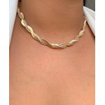 Chocker Traçado Navetes E Fita