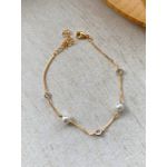 Pulseira de Perola com ponto de luz
