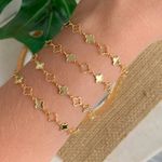 Pulseira de trevos trabalhada (cada) 