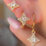 Trio de estrela cravejadas 