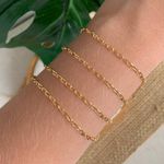 Pulseira de elos trabalhado (cada)