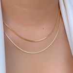 Colar de aço trabalhado quadrado (cada)