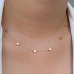 Choker de estrelas 35cm 