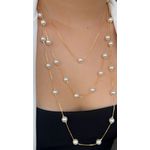 Colar de perolas tripla 