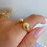 Anel ajustável bold 