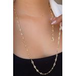 Colar Longo Pontos de Luz 80 cm