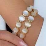 Pulseira na pedra olho de gato linha Premium (cada)