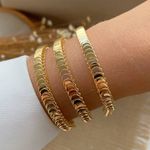 Pulseira de escama lisa 