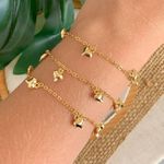 Pulseira de coração liso (cada)