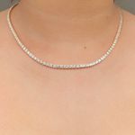 Chocker de Riviera com extensor de coração 
