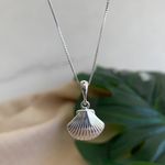 Colar de concha prata 925