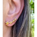 Brinco Ear Cuff De Estrelinhas