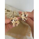 Brinco De Flor Vazado 