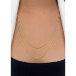 Colar Alongado Cabo De Aço 60CM