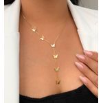 Conjunto gravatinha de borboletas 