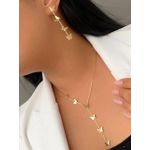 Conjunto gravatinha de borboletas 