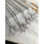 Colar Com Pingente De Pantera Cravejado Luxo