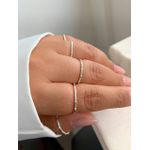 Anel trabalhado prata 925