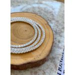 Riviera 3mm na zircônia prata 925 