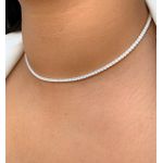 Riviera 3mm na zircônia prata 925 