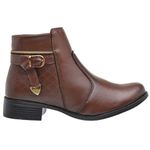 Bota Feminina Cano Curto Marrom