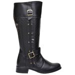 Bota Feminina Montaria Cano Médio Preto