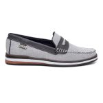 (LANÇAMENTO) Mocassim Oxford Masculino Cinza