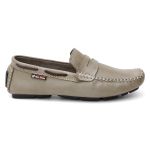 Kit 2 Pares Drive Mocassim Masculino Em Couro Legítimo OFF White/Madeira 