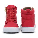Bota Coturno Feminino Vermelho 