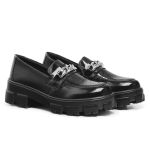 Mocassim Feminino Tratorado Oxford Verniz 