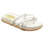 Sandália Papete Birken Feminina Strass