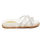 Sandália Papete Birken Feminina Strass