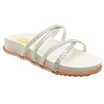 Sandália Papete Birken Feminina Strass