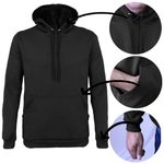 Moletom Kanguru Unisex Preto