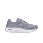 Tênis Feminino Skechers Go Walk Hyper Burst-Space Insight Cinza Roxo