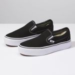 Tênis Vans Classic Slip-On Plataforma Black