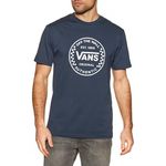 Camiseta Vans Authentic Checker SS Dress Blue