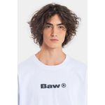 Camiseta Baw regular logo white