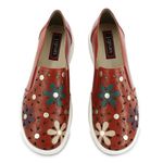 Tênis Feminino Joy em Couro Legítimo Cherry 