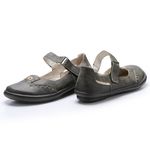 Sapatilha Feminina em Couro cor Oliva J.Gean