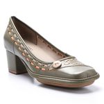 Sapato Galeany Médio em Couro cor Militar J.Gean 