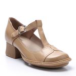 Sapato New Kelly 2 em Couro cor Deserto J.Gean 