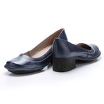 Sapato New Kelly 2 em Couro cor Navy J.Gean 