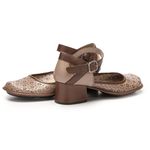 Sapato New Kelly Em Couro Marrom J.Gean