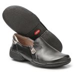 Sapatilha Feminina Vitore em Couro Preto J.Gean CL0075