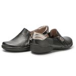 Sapatilha Feminina Vitore em Couro Preto J.Gean CL0075