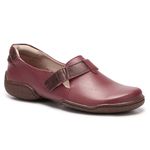 Sapatilha Em Couro Magenta Dual Confort J.Gean CL0089